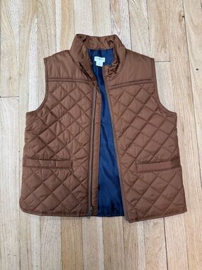 Crewcuts S copper brown Quilted lightweight spring Vest